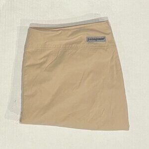 Patagonia Women's 10 Nylon Tan Outdoor Hiking Short Skirt‎